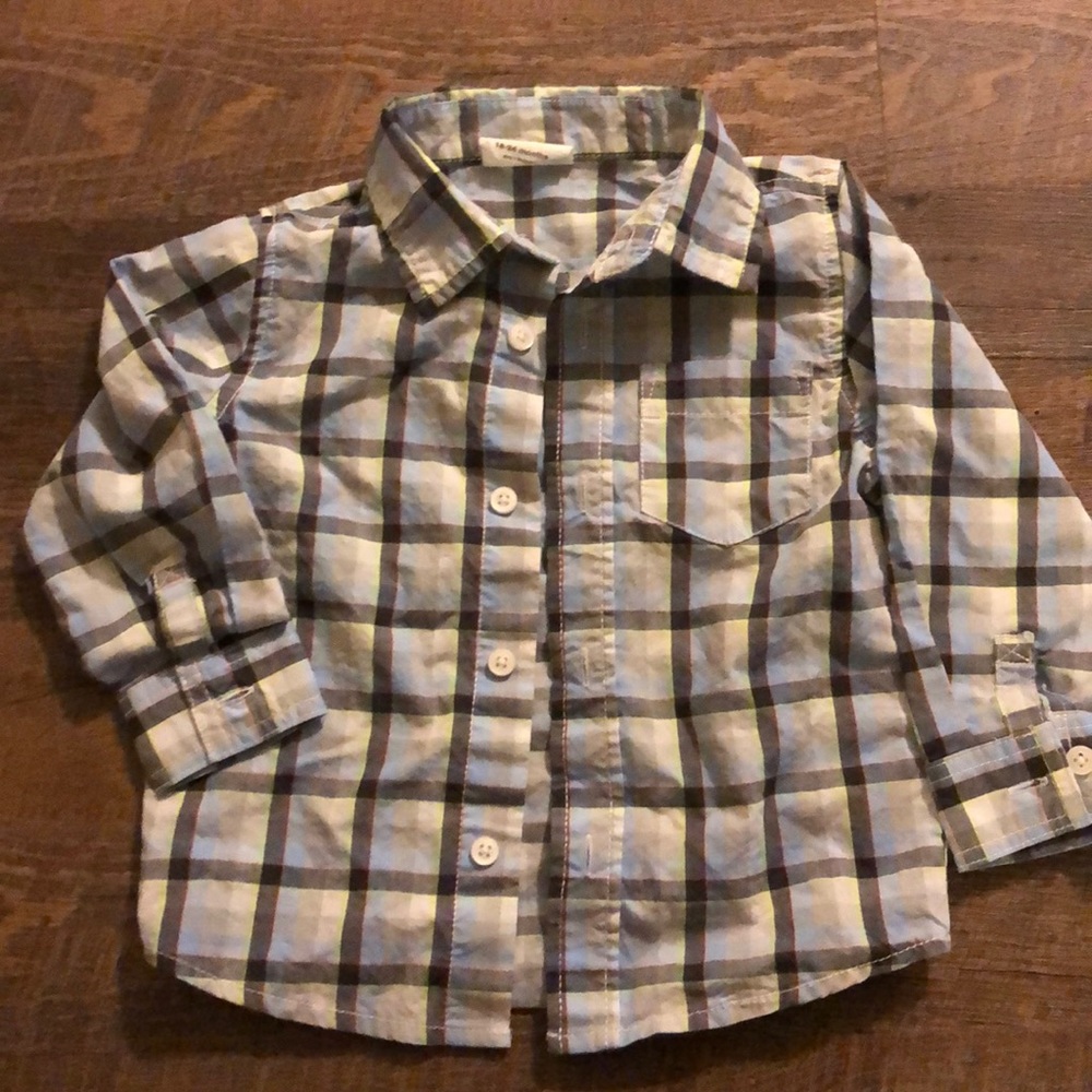 2 - Crazy 8 Toddler button down shirts